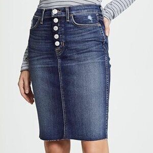 Women's Hudson Remi High Rise Denim Pencil Skirt Blue Size 25